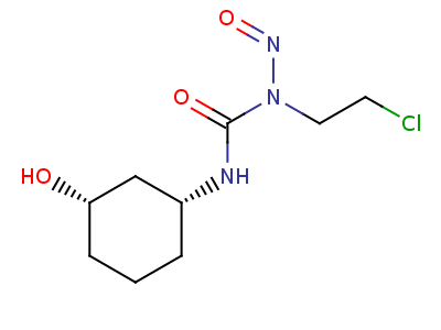 Cis-1-(2-chloroethyl)-3-(3-hydroxycyclohexyl)-1-nitrosoureaStructure,56323-45-6Structure Cis-1-(2-chloroethyl)-3-(3-hydroxycyclohexyl)-1-nitrosourea Structure,56323-45-6Structure