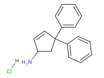 4,4-Diphenyl-2-cyclopentenylamineStructure,56740-43-3Structure 4,4-Diphenyl-2-cyclopentenylamine Structure,56740-43-3Structure