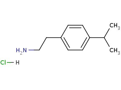 4-Isopropylphenethylamine hydrochlorideStructure,61035-87-8Structure 4-Isopropylphenethylamine hydrochloride Structure,61035-87-8Structure