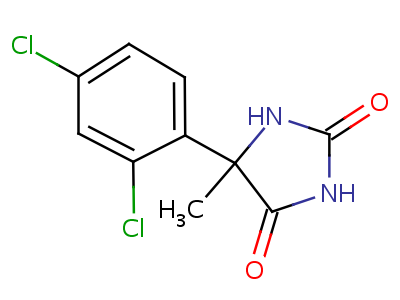 5-(2,4-Dichlorophenyl)-5-methyl-hydantoiStructure,64464-19-3Structure 5-(2,4-Dichlorophenyl)-5-methyl-hydantoi Structure,64464-19-3Structure