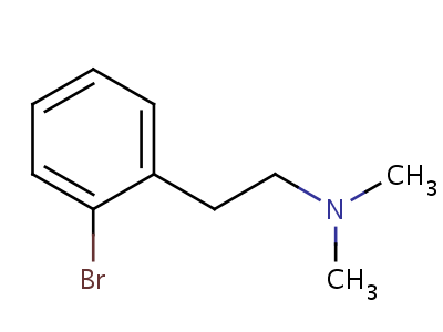 N,n-dimethyl-2-bromophenylethylamineStructure,7438-76-8Structure N,n-dimethyl-2-bromophenylethylamine Structure,7438-76-8Structure