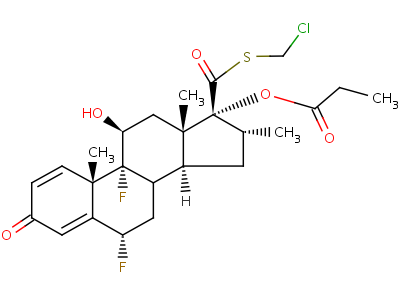 Cloticasone propionateStructure,80486-69-7Structure Cloticasone propionate Structure,80486-69-7Structure