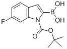 1H-Indole-1-carboxylic acid, 2-borono-6-fluoro-, 1-(1,1-dimethylethyl)esterStructure,1000068-26-7Structure 1H-Indole-1-carboxylic acid, 2-borono-6-fluoro-, 1-(1,1-dimethylethyl)ester Structure,1000068-26-7Structure