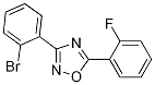 3-(2-Bromophenyl)-5-(2-fluorophenyl)-1,2,4-oxadiazoleStructure,1000339-25-2Structure 3-(2-Bromophenyl)-5-(2-fluorophenyl)-1,2,4-oxadiazole Structure,1000339-25-2Structure