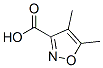 4,5-Dimethyl-isoxazole-3-carboxylic acidStructure,100047-61-8Structure 4,5-Dimethyl-isoxazole-3-carboxylic acid Structure,100047-61-8Structure