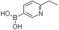 6-乙基吡啶-3-硼酸結(jié)構(gòu)式_1001907-69-2結(jié)構(gòu)式