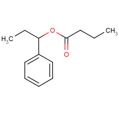 Butanoic acid, 1-phenylpropyl esterStructure,10031-86-4Structure Butanoic acid, 1-phenylpropyl ester Structure,10031-86-4Structure