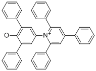 2,6-Diphenyl-4-(2,4,6-triphenyl-1-pyridinio)phenolateStructure,10081-39-7Structure 2,6-Diphenyl-4-(2,4,6-triphenyl-1-pyridinio)phenolate Structure,10081-39-7Structure