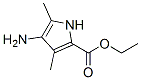 1H-pyrrole-2-carboxylicacid,4-amino-3,5-dimethyl-,ethylester(9ci)Structure,100818-55-1Structure 1H-pyrrole-2-carboxylicacid,4-amino-3,5-dimethyl-,ethylester(9ci) Structure,100818-55-1Structure