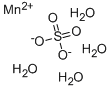 Manganese(ii)sulfate tetrahydrate Structure,10101-68-5Structure