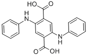 2,5-Dianilinoterephthalic acidStructure,10109-95-2Structure 2,5-Dianilinoterephthalic acid Structure,10109-95-2Structure