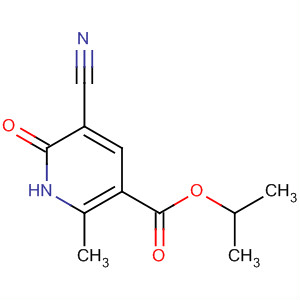 Isopropyl 5-cyano-2-methyl-6-oxo-1,6-dihydropyridine-3-carboxylate Structure,101184-37-6Structure