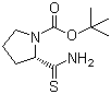 (S)-2-thiocarbamoyl-pyrrolidine-1-carboxylic acid tert-butyl ester Structure,101410-18-8Structure