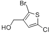 (2-Bromo-5-chlorothiophen-3-yl)methanolStructure,1014644-72-4Structure (2-Bromo-5-chlorothiophen-3-yl)methanol Structure,1014644-72-4Structure