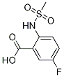 5-氟-2-[(甲基磺酰基)氨基]苯甲酸結(jié)構(gòu)式_1016788-23-0結(jié)構(gòu)式