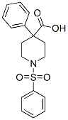 4-Phenyl-1-(phenylsulfonyl)piperidine-4-carboxylic acidStructure,101730-55-6Structure 4-Phenyl-1-(phenylsulfonyl)piperidine-4-carboxylic acid Structure,101730-55-6Structure