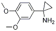 Cyclopropanamine, 1-(3,4-dimethoxyphenyl)-Structure,1017388-31-6Structure Cyclopropanamine, 1-(3,4-dimethoxyphenyl)- Structure,1017388-31-6Structure