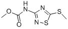 Methyl 5-methylthio-1,2,4-thiadiazol-3-ylcarbamateStructure,101848-19-5Structure Methyl 5-methylthio-1,2,4-thiadiazol-3-ylcarbamate Structure,101848-19-5Structure