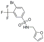 N-(furan-2-ylmethyl)4-bromo-3-trifluoromethylbenzenesulfonamideStructure,1020252-97-4Structure N-(furan-2-ylmethyl)4-bromo-3-trifluoromethylbenzenesulfonamide Structure,1020252-97-4Structure