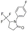 1-(4-氟苯基)-5-(三氟甲基)吡咯烷-2-酮結(jié)構(gòu)式_1020717-94-5結(jié)構(gòu)式