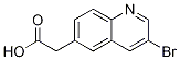 3-Bromo-6-quinolineacetic acidStructure,1022091-93-5Structure 3-Bromo-6-quinolineacetic acid Structure,1022091-93-5Structure