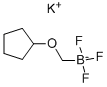 Potassium cyclopentoxymethyltrifluoroborateStructure,1027642-31-4Structure Potassium cyclopentoxymethyltrifluoroborate Structure,1027642-31-4Structure