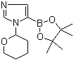 1H-Imidazole, 1-(tetrahydro-2H-pyran-2-yl)-5-(4,4,5,5-tetramethyl-1,3,2-dioxaborolan-2-yl)-Structure,1029684-37-4Structure 1H-Imidazole, 1-(tetrahydro-2H-pyran-2-yl)-5-(4,4,5,5-tetramethyl-1,3,2-dioxaborolan-2-yl)- Structure,1029684-37-4Structure