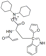 3-(2-呋喃基)丙烯?；?l-色氨酸二環(huán)己胺結(jié)構(gòu)式_103213-48-5結(jié)構(gòu)式