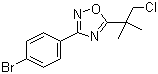 3-(4-Bromophenyl)-5-(1-chloro-2-methylpropan-2-yl)-1,2,4-oxadiazoleStructure,1033201-95-4Structure 3-(4-Bromophenyl)-5-(1-chloro-2-methylpropan-2-yl)-1,2,4-oxadiazole Structure,1033201-95-4Structure