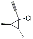 (1alpha,2alpha,3beta)-(9ci)-1-氯-1-乙炔-2,3-二甲基-環(huán)丙烷結(jié)構(gòu)式_103365-72-6結(jié)構(gòu)式