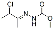 Hydrazinecarboxylic acid, 2-(2-chloro-1-methylpropylidene)-, methyl esterStructure,103517-81-3Structure Hydrazinecarboxylic acid, 2-(2-chloro-1-methylpropylidene)-, methyl ester Structure,103517-81-3Structure