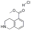 5-Isoquinolinecarboxylic acid, 1,2,3,4-tetrahydro-, methyl ester, hydrochlorideStructure,1035700-06-1Structure 5-Isoquinolinecarboxylic acid, 1,2,3,4-tetrahydro-, methyl ester, hydrochloride Structure,1035700-06-1Structure