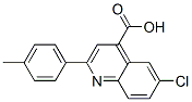 6-Chloro-2-(4-methylphenyl)quinoline-4-carboxylic acidStructure,103914-61-0Structure 6-Chloro-2-(4-methylphenyl)quinoline-4-carboxylic acid Structure,103914-61-0Structure