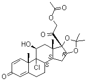9-Chloro triamcinolone acetonide 21-acetateStructure,10392-75-3Structure 9-Chloro triamcinolone acetonide 21-acetate Structure,10392-75-3Structure