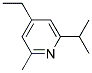 Pyridine, 4-ethyl-2-methyl-6-(1-methylethyl)-(9ci)Structure,104223-97-4Structure Pyridine, 4-ethyl-2-methyl-6-(1-methylethyl)-(9ci) Structure,104223-97-4Structure