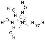 Tetramethylammonium hydroxide pentahydrateStructure,10424-65-4Structure Tetramethylammonium hydroxide pentahydrate Structure,10424-65-4Structure