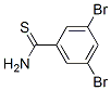 3,5-DibromobenzenecarbothioamideStructure,104317-55-7Structure 3,5-Dibromobenzenecarbothioamide Structure,104317-55-7Structure