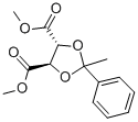 (2R,3r)-2,3-o-(1-phenylethylidene)-l-tartaric acid dimethyl ester Structure,104333-83-7Structure