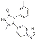 5-([1,2,4]噻唑并[1,5-a]吡啶-6-基)-4-甲基-1-(間甲苯)-1H-咪唑-2(3h)-酮結構式_1043908-08-2結構式