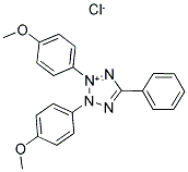 2,3-Bis(4-methoxyphenyl)-5-phenyltetrazolium chlorideStructure,104497-79-2Structure 2,3-Bis(4-methoxyphenyl)-5-phenyltetrazolium chloride Structure,104497-79-2Structure