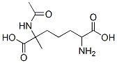 Heptanedioic acid, 2-(acetylamino)-6-amino-2-methyl-Structure,104572-47-6Structure Heptanedioic acid, 2-(acetylamino)-6-amino-2-methyl- Structure,104572-47-6Structure