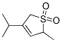 (9CI)-2,5-二氫-2-甲基-4-(1-甲基乙基)-噻吩 1,1-二氧化物結(jié)構(gòu)式_104664-76-8結(jié)構(gòu)式