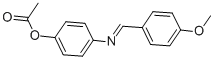 N-(4-methoxybenzylidene)-4-acetoxyaniline Structure,10484-13-6Structure