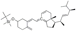 3-O-(叔丁基二甲基甲硅烷基)-5,6-反式-維生素 d2結構式_104846-63-1結構式