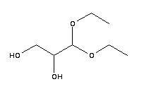 DL-甘油醛二乙基縮醛結(jié)構(gòu)式_10487-05-5結(jié)構(gòu)式