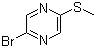 2-Bromo-5-(methylthio)pyrazine Structure,1049026-49-4Structure