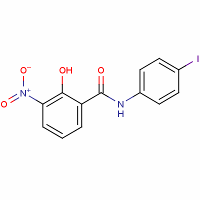Benzamide,2-hydroxy-n-(4-iodophenyl)-3-nitro-Structure,10515-48-7Structure Benzamide,2-hydroxy-n-(4-iodophenyl)-3-nitro- Structure,10515-48-7Structure