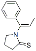 (9ci)-1-(1-苯基-1-丙烯基)-2-吡咯烷硫酮結(jié)構(gòu)式_105284-72-8結(jié)構(gòu)式
