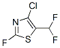4-Chloro-5-(difluoromethyl)-2-fluorothiazoleStructure,105315-45-5Structure 4-Chloro-5-(difluoromethyl)-2-fluorothiazole Structure,105315-45-5Structure