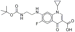 N-(tert-butoxycarbonyl) desethylene ciprofloxacinStructure,105589-00-2Structure N-(tert-butoxycarbonyl) desethylene ciprofloxacin Structure,105589-00-2Structure